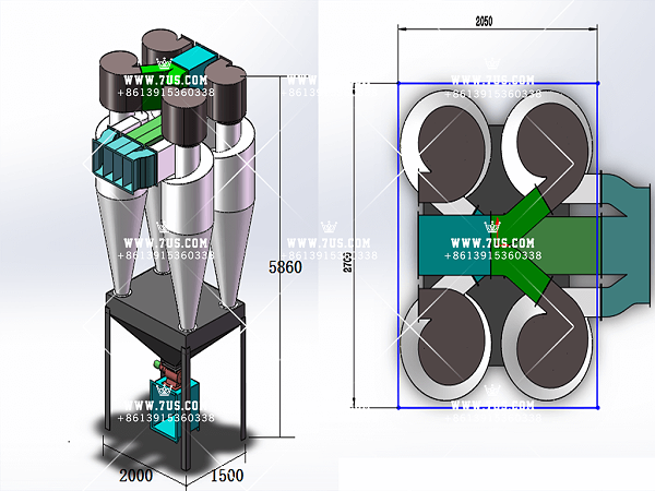 Cyclone dust collector