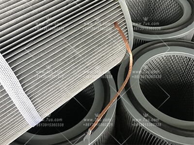 Polyester+PTFE +Flame Retardant+Antistatic Filter Cartridge