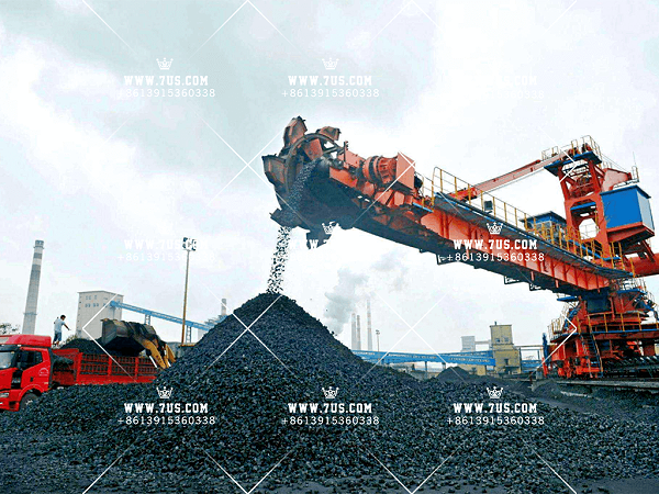 Coal conveying by belt conveyor