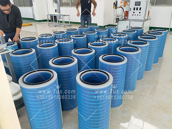 Filter cartridge production equipment