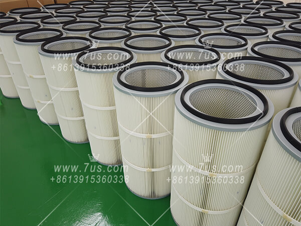 Polyester filter cartridge