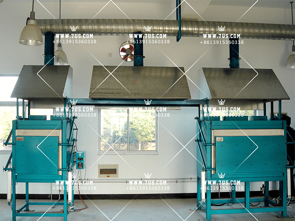 Lead smoke dust collector