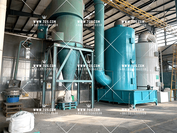 Lead smoke dust collector