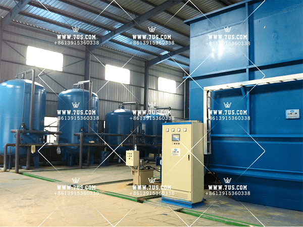 Lead acid wastewater purification system