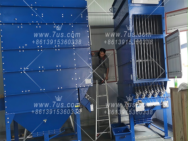 flat bag dust collector