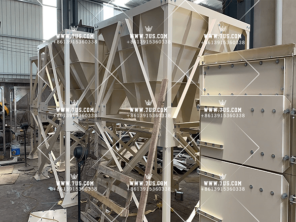 Flat bag dust collector