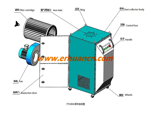 Welding fume purifier