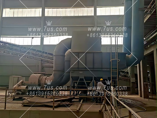 wet dust collector for ore crushing