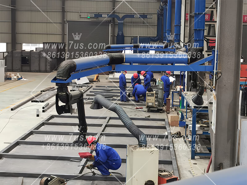 Multi Position hander Welding-Centralized Dust Collector