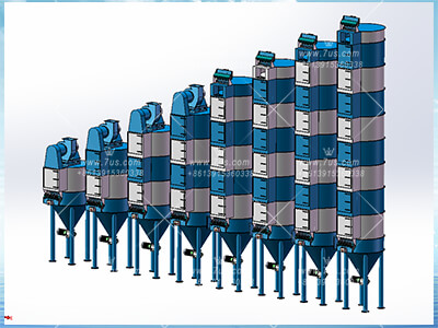 Cyclone Flat bag Dust Collector